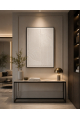 لوحة حائط بإطار أسود مقاس 120 × 80 سم