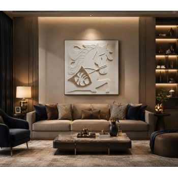 لوحة ديكور مربعة مقاس 100 × 100 سم