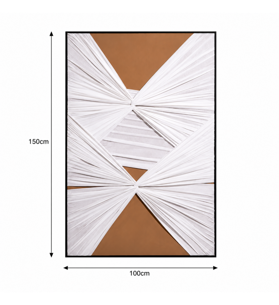 لوحة ديكور بإطار أسود مقاس 100 × 150 سم لوحة ديكور بإطار أسود مقاس 100 × 150 سم