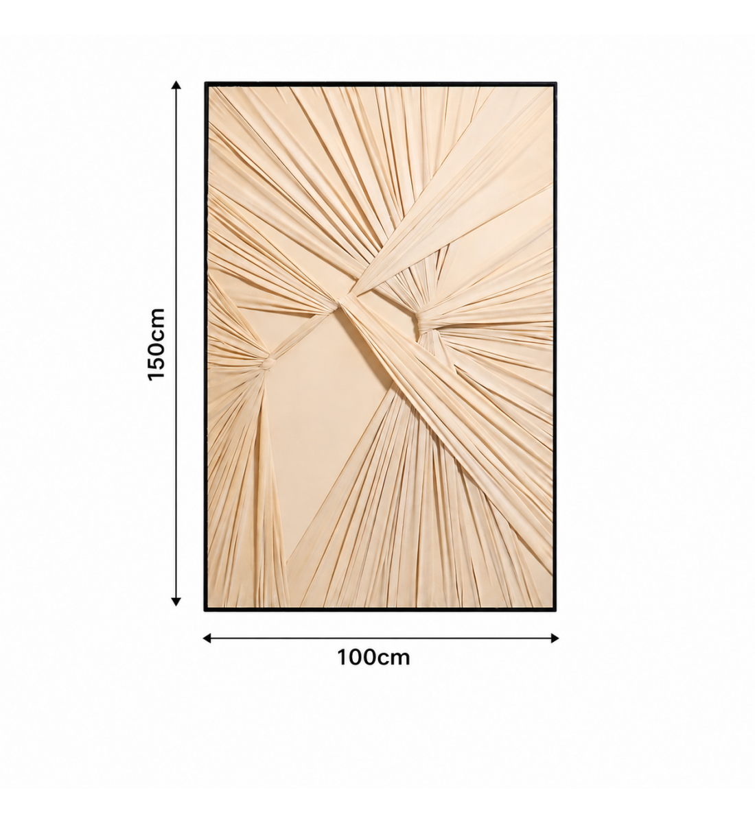 لوحة حائط مودرن بإطار أسود مقاس 100 × 150 سم لوحة حائط مودرن بإطار أسود مقاس 100 × 150 سم