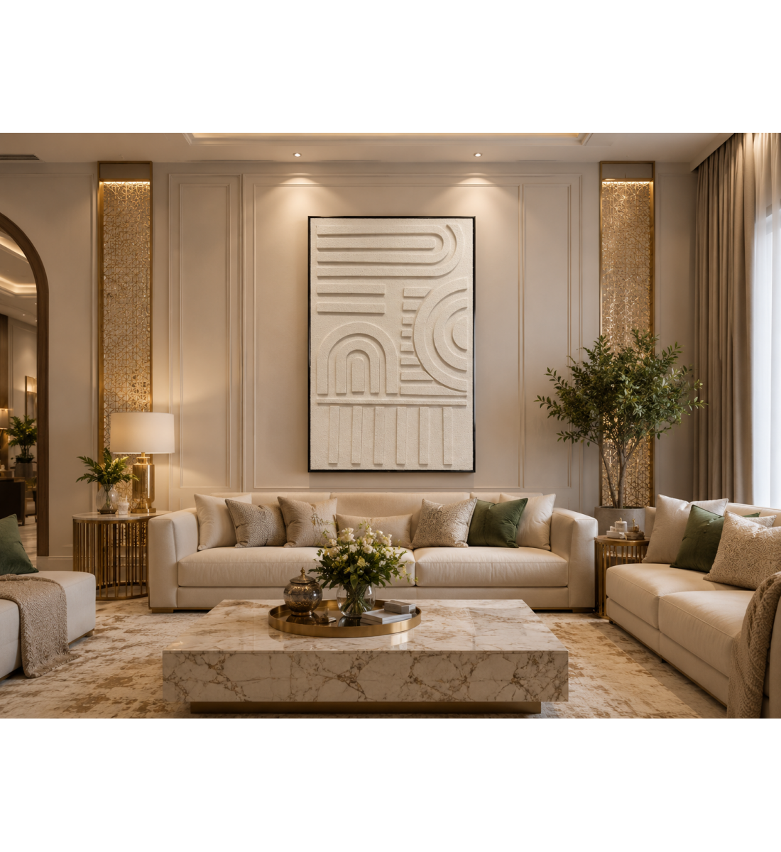 لوحة فنية للحائط بإطار أسود مقاس 100 × 150 سم لوحة فنية للحائط بإطار أسود مقاس 100 × 150 سم