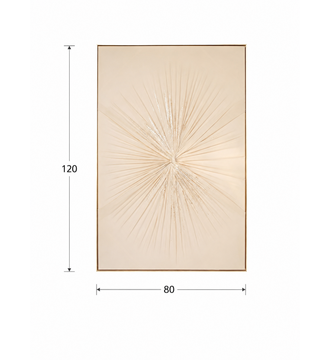 لوحة حائط بإطار ذهبي مقاس 80 × 120 سم لوحة حائط بإطار ذهبي مقاس 80 × 120 سم