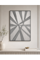 لوحة ديكور بإطار أسود مقاس 80 × 120 سم لوحة ديكور بإطار أسود مقاس 80 × 120 سم
