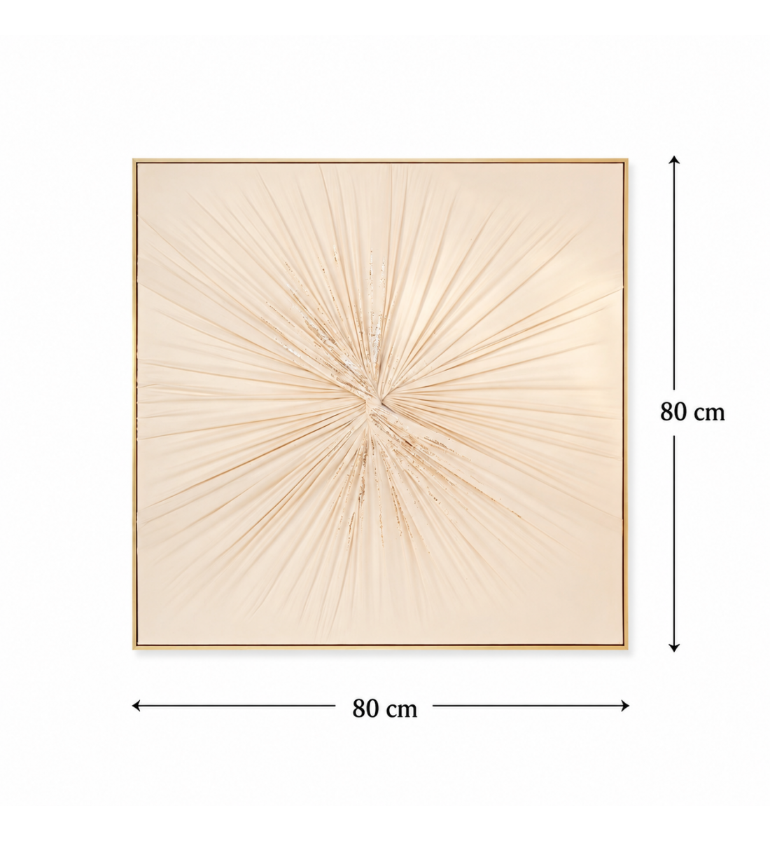 لوحة ديكور بإطار ذهبي مقاس 80 × 80 سم لوحة ديكور بإطار ذهبي مقاس 80 × 80 سم