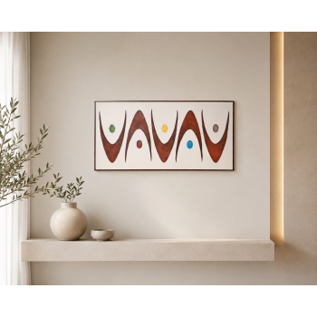 لوحة حائط طولية مقاس 70 × 140 سم