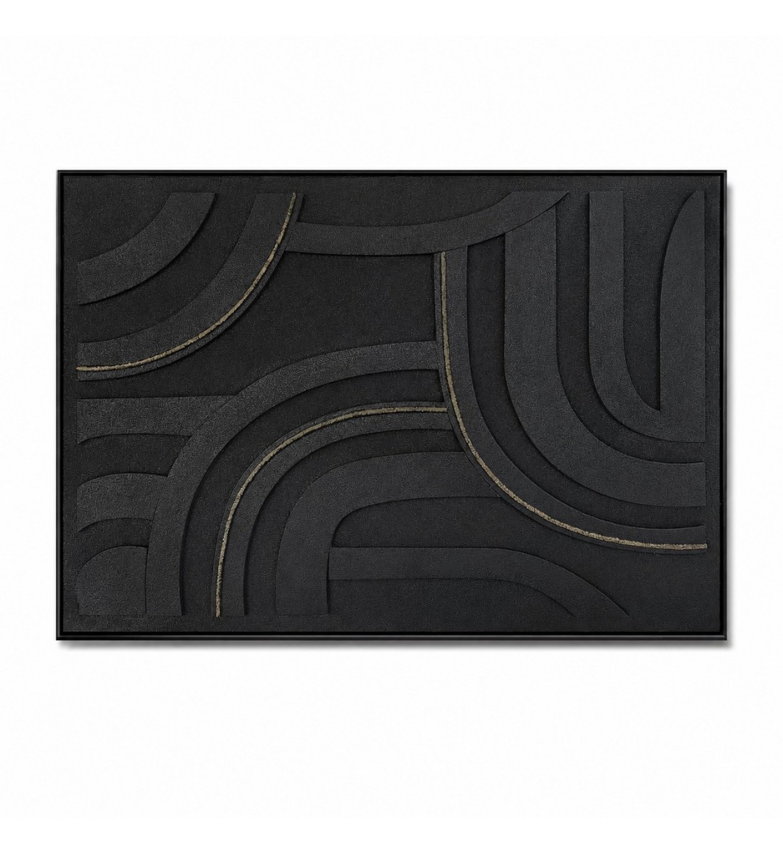 لوحة ديكور للحائط بإطار أسود مقاس 100 × 150 سم لوحة ديكور للحائط بإطار أسود مقاس 100 × 150 سم