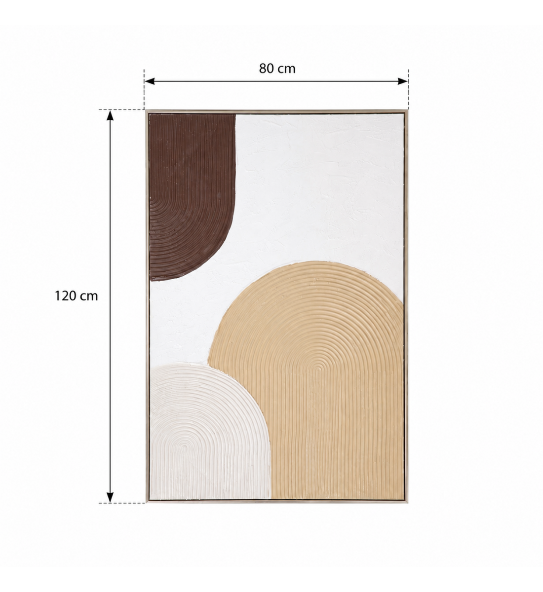 لوحة حائط بإطار ذهبي مقاس 80 × 120 سم لوحة حائط بإطار ذهبي مقاس 80 × 120 سم
