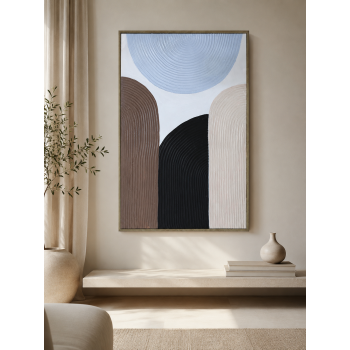لوحة حائط بإطار خشبي مقاس 120 × 80 سم