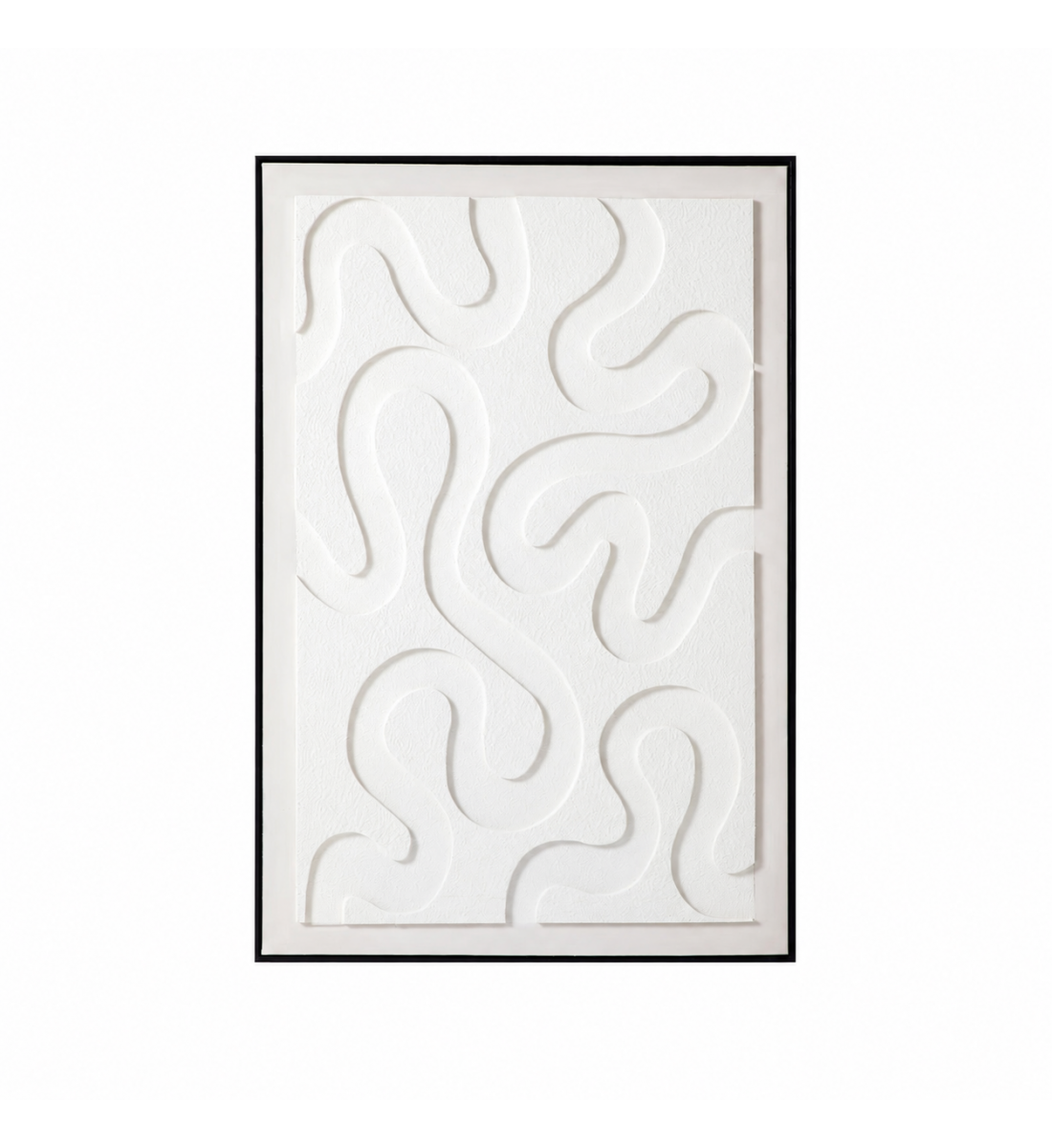 لوحة ديكور بإطار أسود مقاس 100 × 150 سم