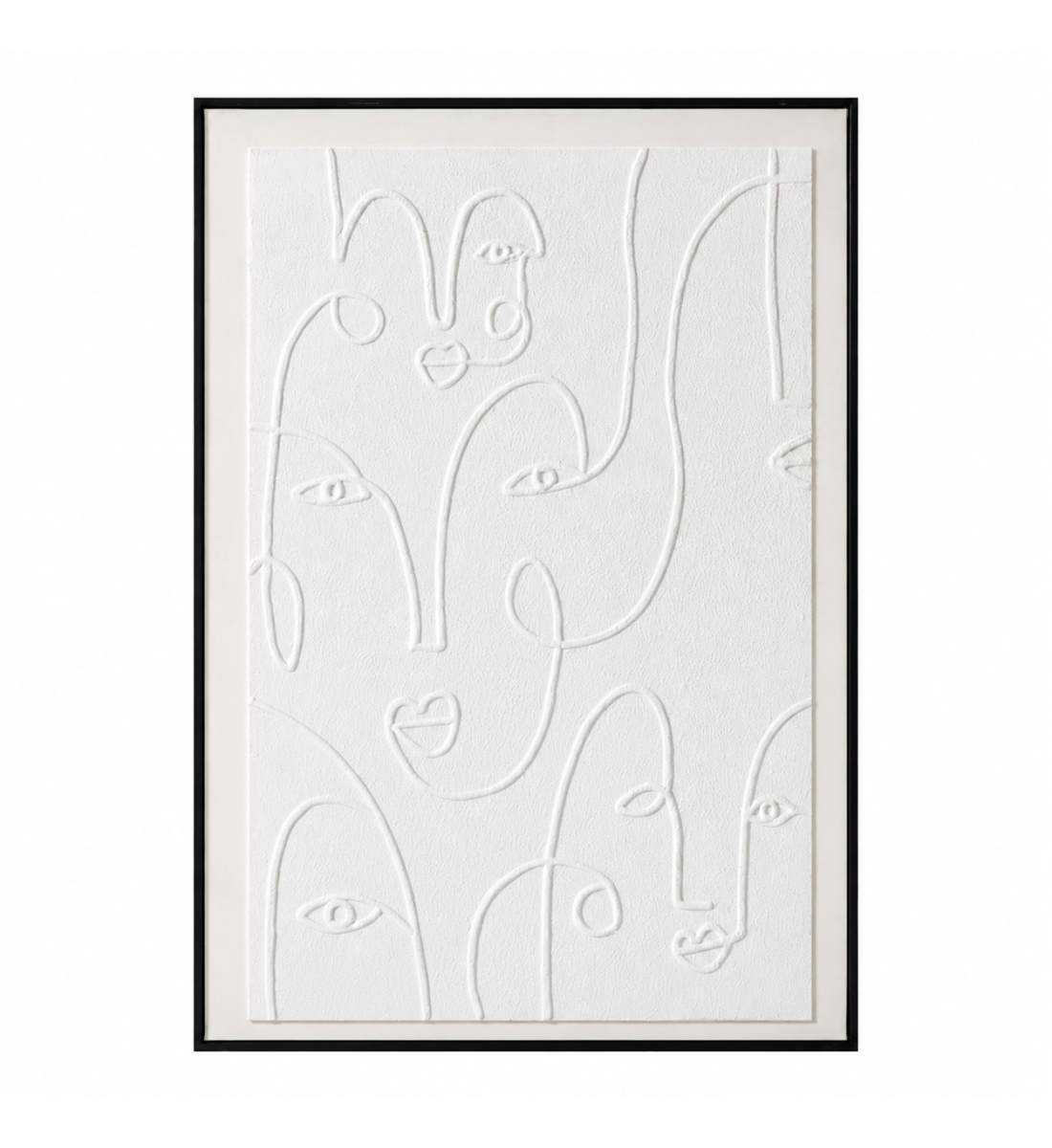 لوحة حائط مودرن بإطار أسود مقاس 100 × 150 سم لوحة حائط مودرن بإطار أسود مقاس 100 × 150 سم