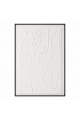 لوحة حائط مودرن بإطار أسود مقاس 100 × 150 سم لوحة حائط مودرن بإطار أسود مقاس 100 × 150 سم