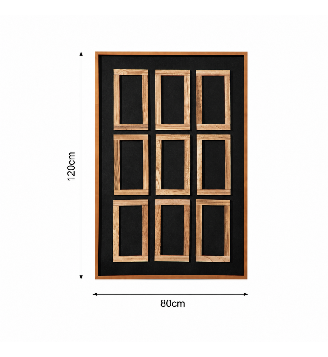 لوحة حائط مودرن بإطار أسود مقاس 120 × 80 سم لوحة حائط مودرن بإطار أسود مقاس 120 × 80 سم