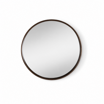 مراية حائط بأطار بنى مقاس 70 × 70 سم مراية حائط بأطار بنى مقاس 70 × 70 سم