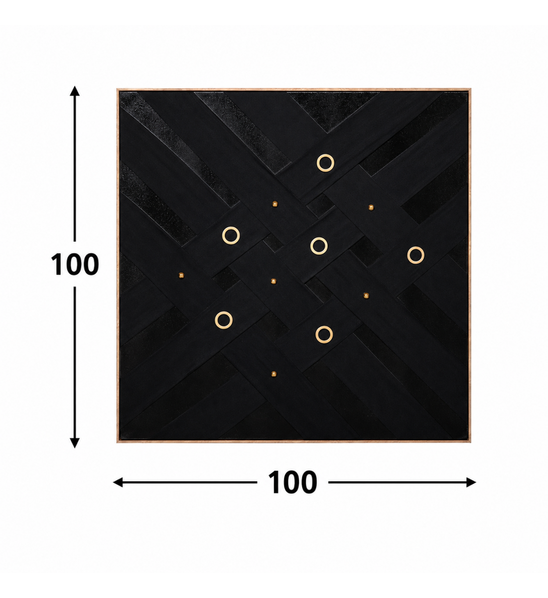 لوحة حائط مودرن مقاس 100 × 100 سم لوحة حائط مودرن مقاس 100 × 100 سم