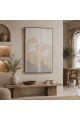 لوحة حائط بإطار بيج مقاس 120 × 80 سم لوحة حائط بإطار بيج مقاس 120 × 80 سم