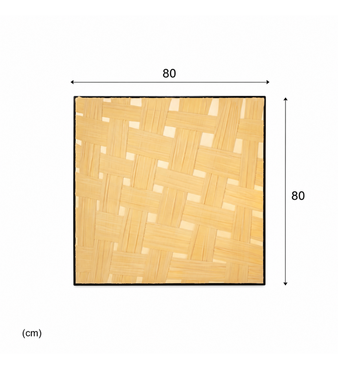 لوحة حائط مربعة بإطار أسود مقاس 80 × 80 سم لوحة حائط مربعة بإطار أسود مقاس 80 × 80 سم