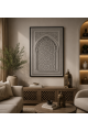 لوحة فنية بإطار أسود مقاس 120 × 80 سم لوحة فنية بإطار أسود مقاس 120 × 80 سم