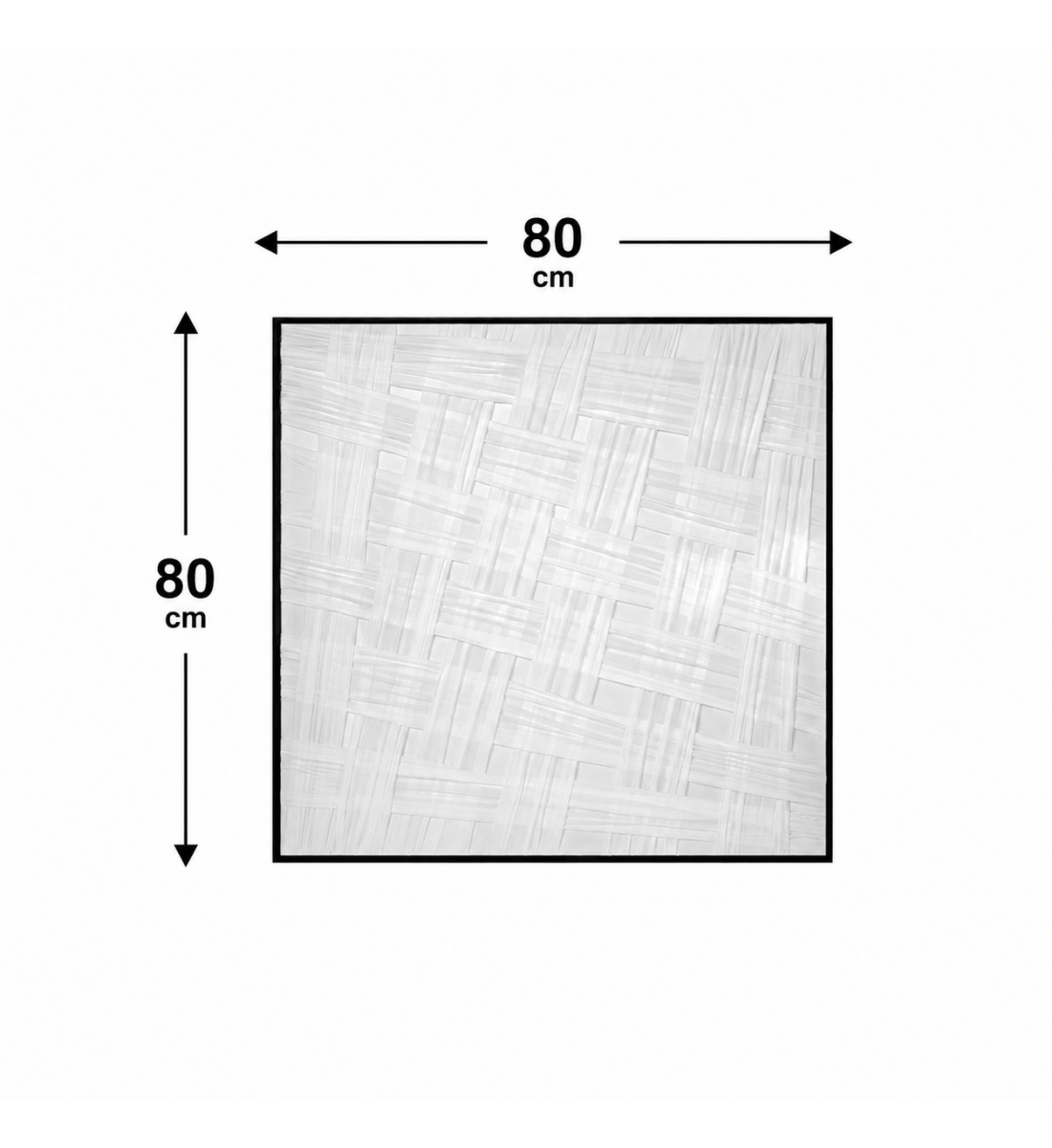 لوحة ديكور مربعة بإطار أسود مقاس 80 × 80 سم لوحة ديكور مربعة بإطار أسود مقاس 80 × 80 سم