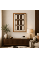 لوحة حائط بإطار بيج مقاس 120 × 80 سم لوحة حائط بإطار بيج مقاس 120 × 80 سم