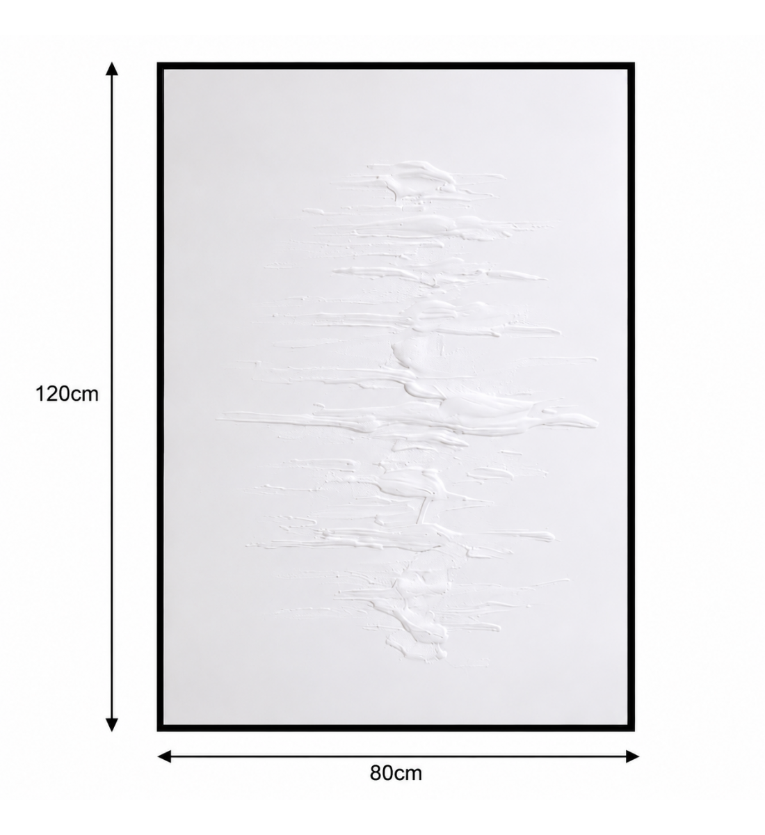 لوحة ديكور بإطار أسود مقاس 120 × 80 سم لوحة ديكور بإطار أسود مقاس 120 × 80 سم