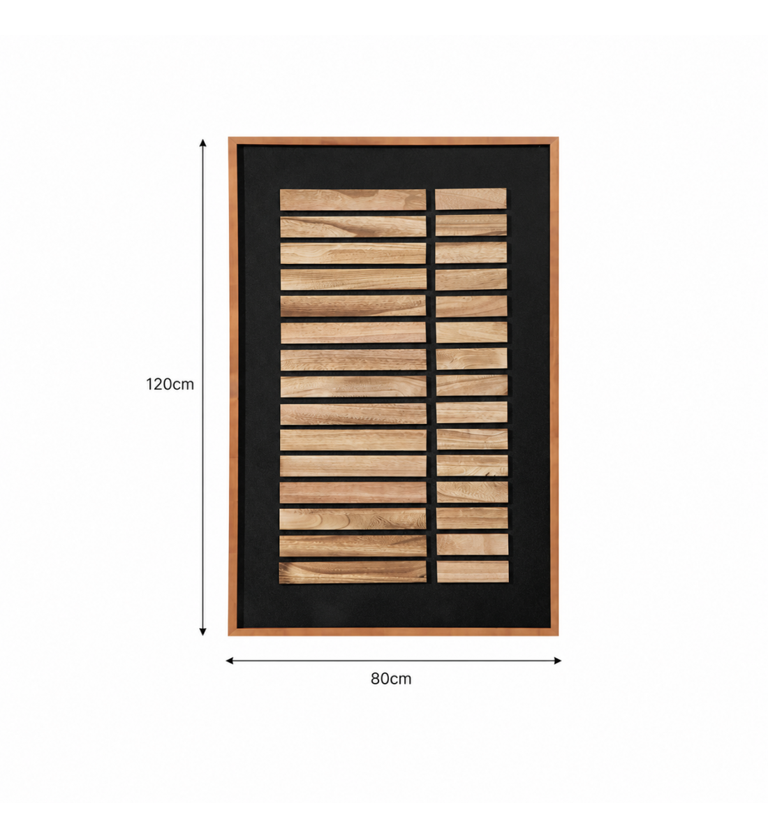 لوحة حائط بإطار أسود مقاس 120 × 80 سم لوحة حائط بإطار أسود مقاس 120 × 80 سم