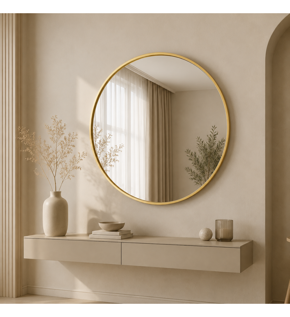 مراية حائط بأطار ذهبى
مقاس 90 × 90 سم مراية حائط بأطار ذهبى
مقاس 90 × 90 سم