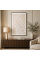 لوحة فنية بإطار أسود مقاس 120 × 80 سم لوحة فنية بإطار أسود مقاس 120 × 80 سم