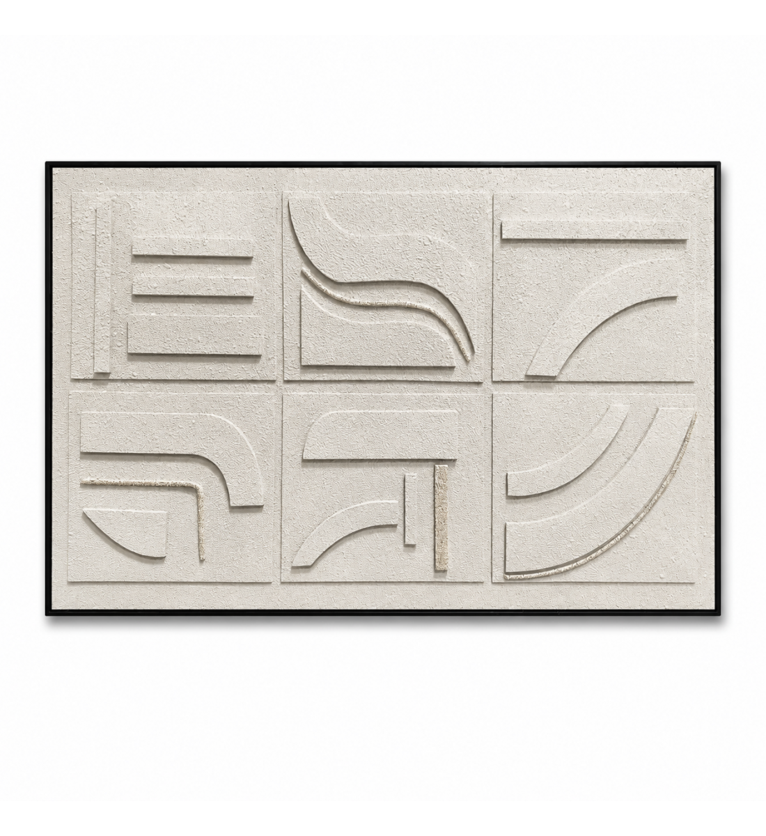 لوحة فنية راقية بإطار أسود مقاس 100 × 150 سم لوحة فنية راقية بإطار أسود مقاس 100 × 150 سم