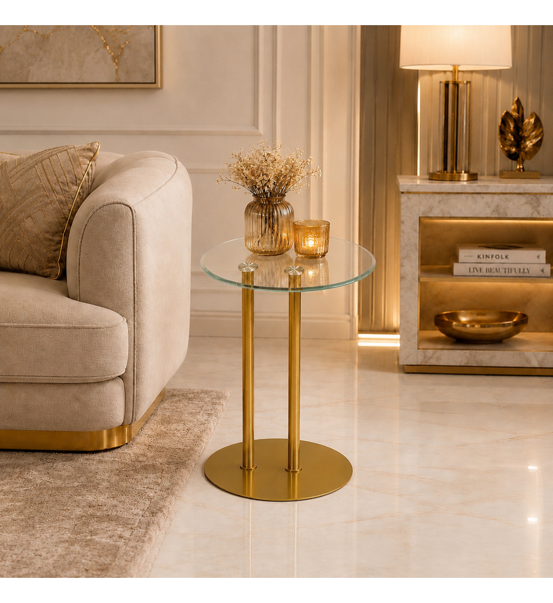 طاولة خدمة مفرد ذهبى
بتصميم عصرى و أنيق طاولة خدمة مفرد ذهبى
بتصميم عصرى و أنيق