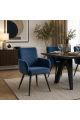 كرسي جلوس باللون الأزرق كرسي جلوس باللون الأزرق