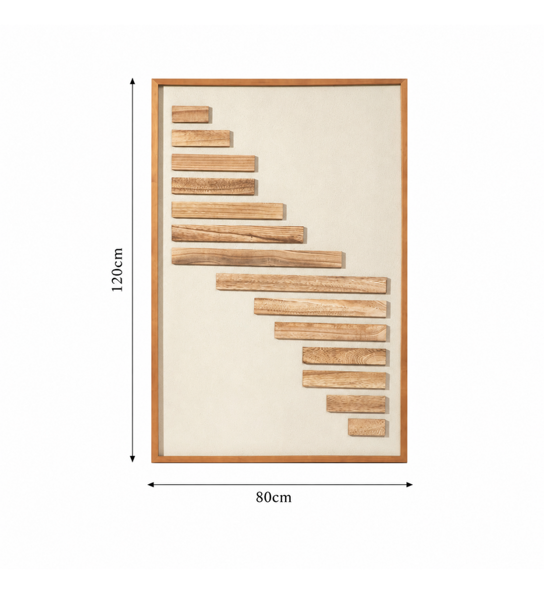 لوحة حائط بإطار بيج مقاس 120 × 80 سم لوحة حائط بإطار بيج مقاس 120 × 80 سم