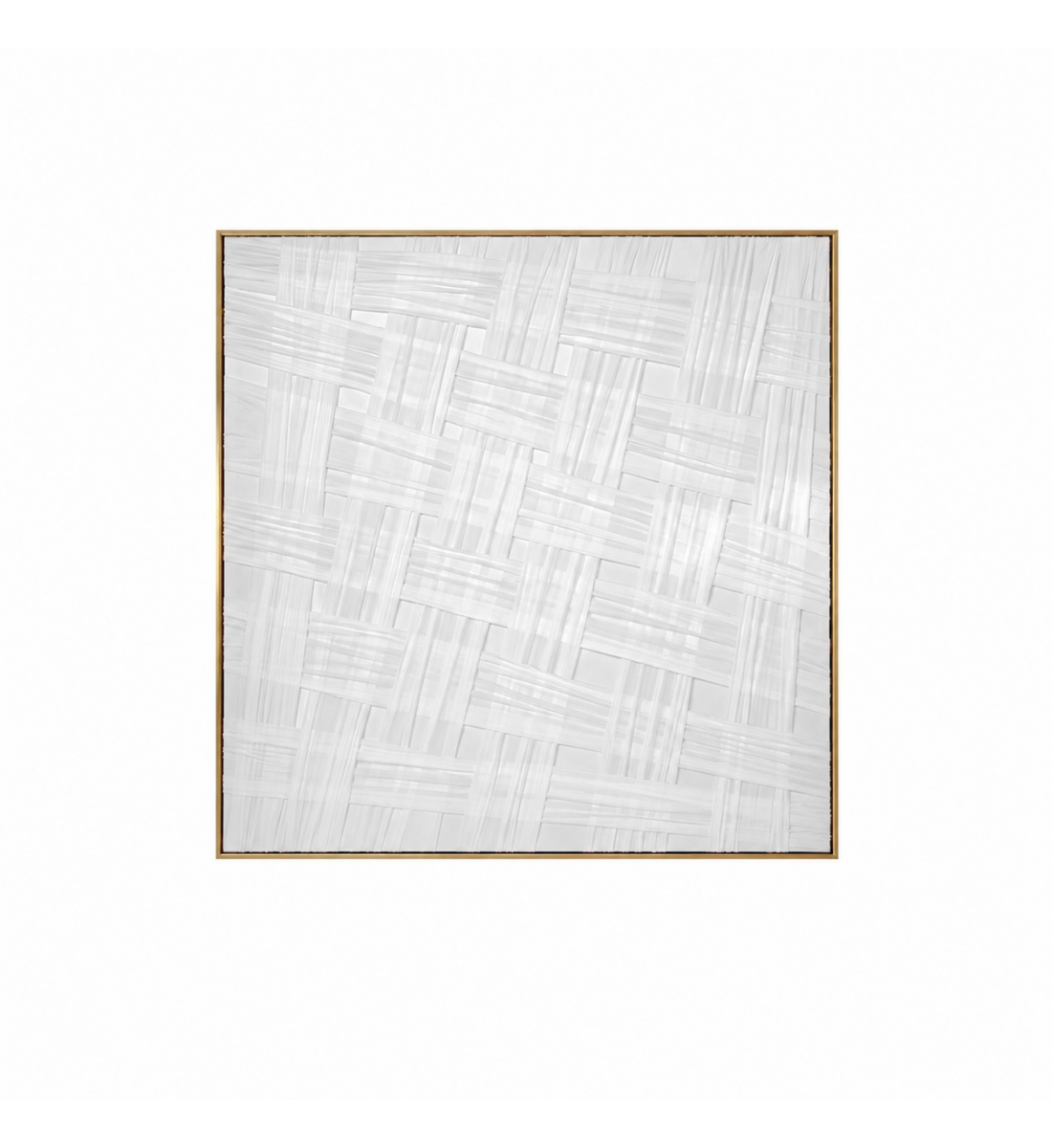 لوحة حائط مربعة بإطار ذهبي مقاس 80 × 80 سم لوحة حائط مربعة بإطار ذهبي مقاس 80 × 80 سم