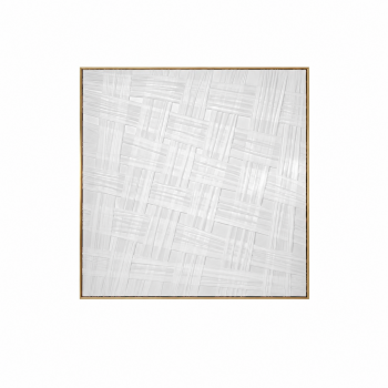 لوحة حائط مربعة بإطار ذهبي مقاس 80 × 80 سم لوحة حائط مربعة بإطار ذهبي مقاس 80 × 80 سم