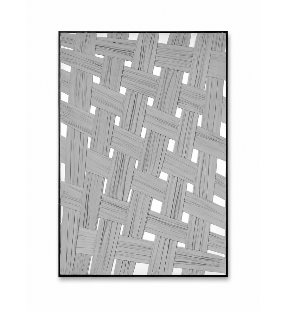 لوحة فنية كبيرة بإطار أسود مقاس 150 × 100 سم