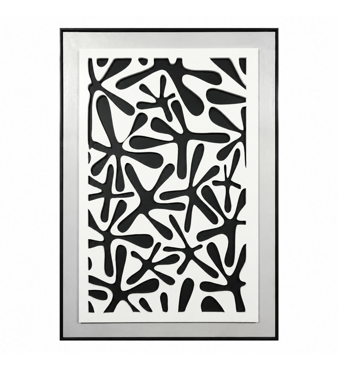 لوحة ديكور بإطار أسود مقاس 120 × 80 سم لوحة ديكور بإطار أسود مقاس 120 × 80 سم
