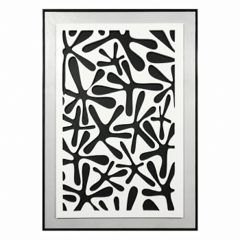 لوحة ديكور بإطار أسود مقاس 120 × 80 سم لوحة ديكور بإطار أسود مقاس 120 × 80 سم