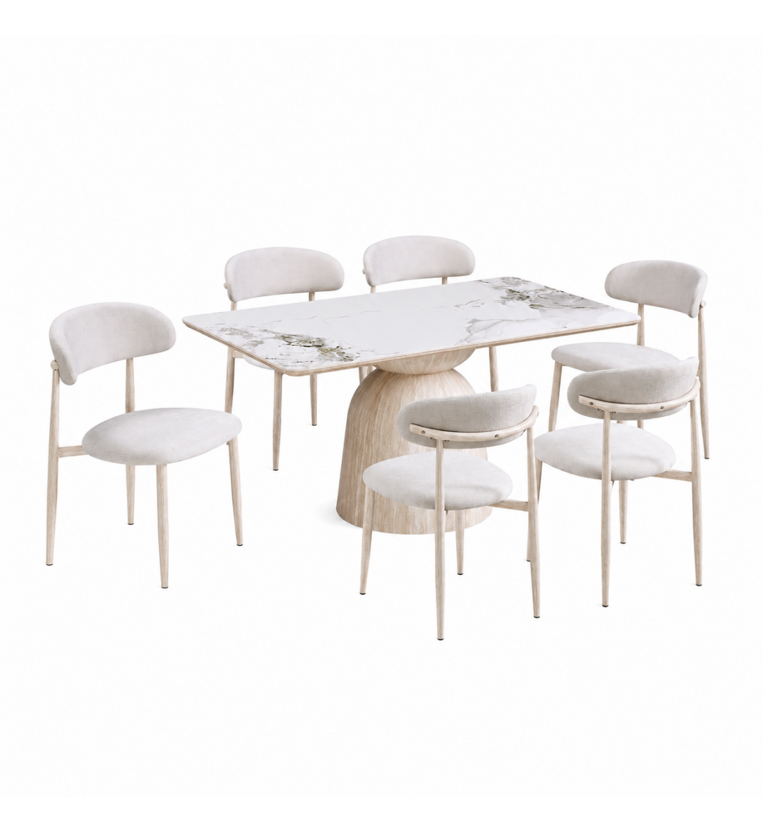 طاولة طعام سيراميك 6 كراسي طاولة طعام سيراميك 6 كراسي