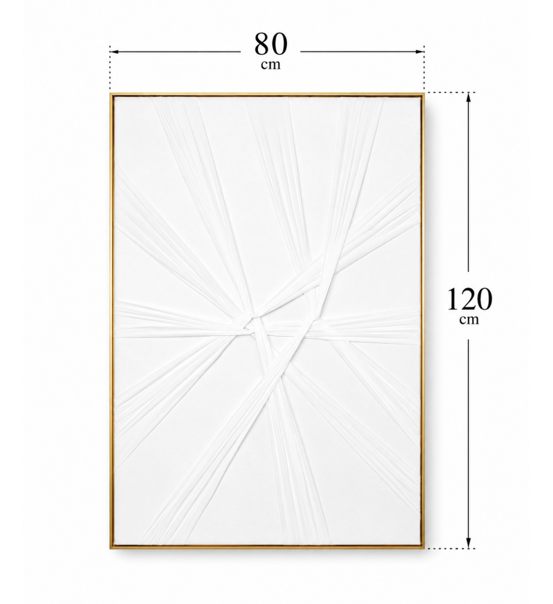 لوحة حائط أنيقة بإطار ذهبي مقاس 80 × 120 سم لوحة حائط أنيقة بإطار ذهبي مقاس 80 × 120 سم