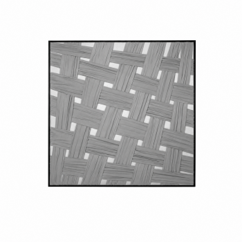 لوحة حائط مربعة بإطار أسود مقاس 100 × 100 سم لوحة حائط مربعة بإطار أسود مقاس 100 × 100 سم