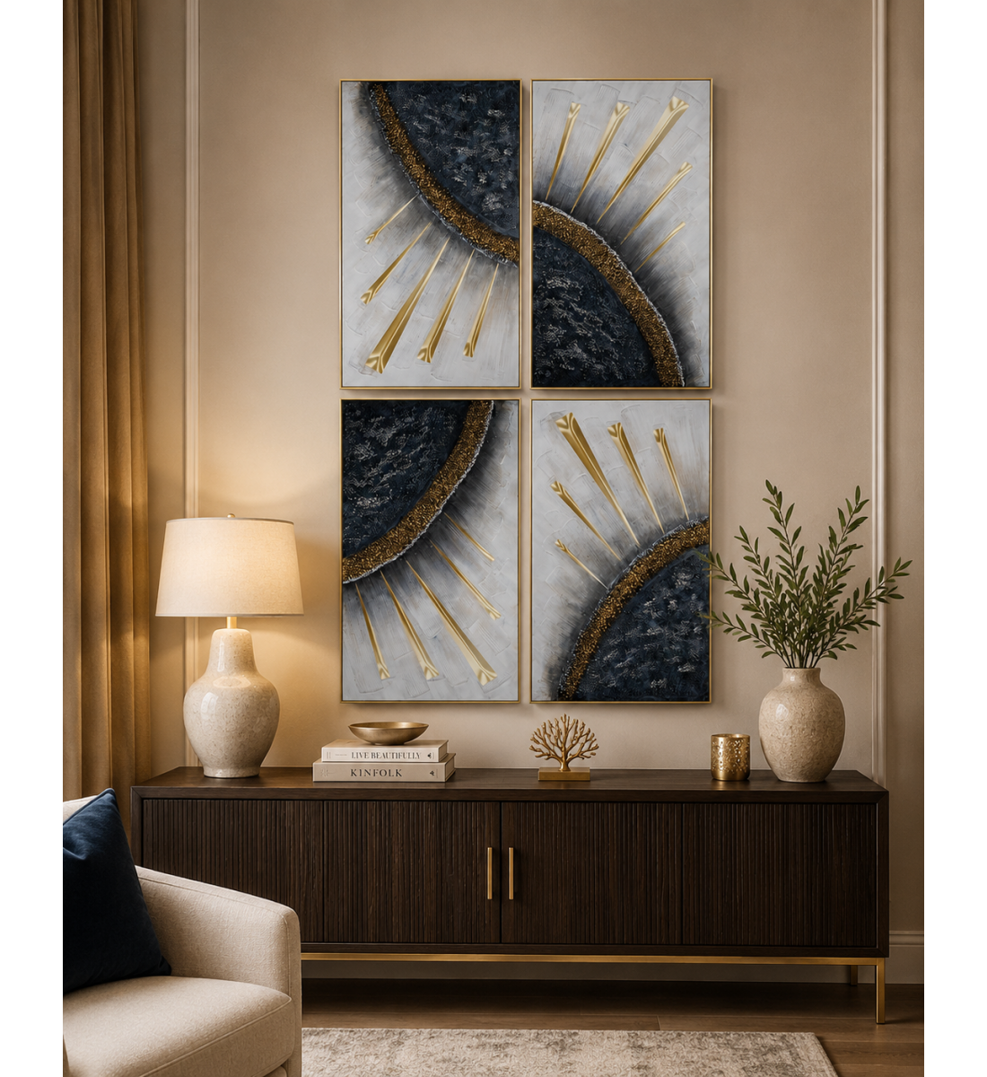 لوحة فنية للحائط مقاس 80 × 140 سم لوحة فنية للحائط مقاس 80 × 140 سم