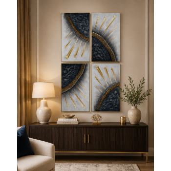لوحة فنية للحائط مقاس 80 × 140 سم