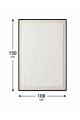 لوحة حائط مودرن بإطار أسود مقاس 100 × 150 سم لوحة حائط مودرن بإطار أسود مقاس 100 × 150 سم