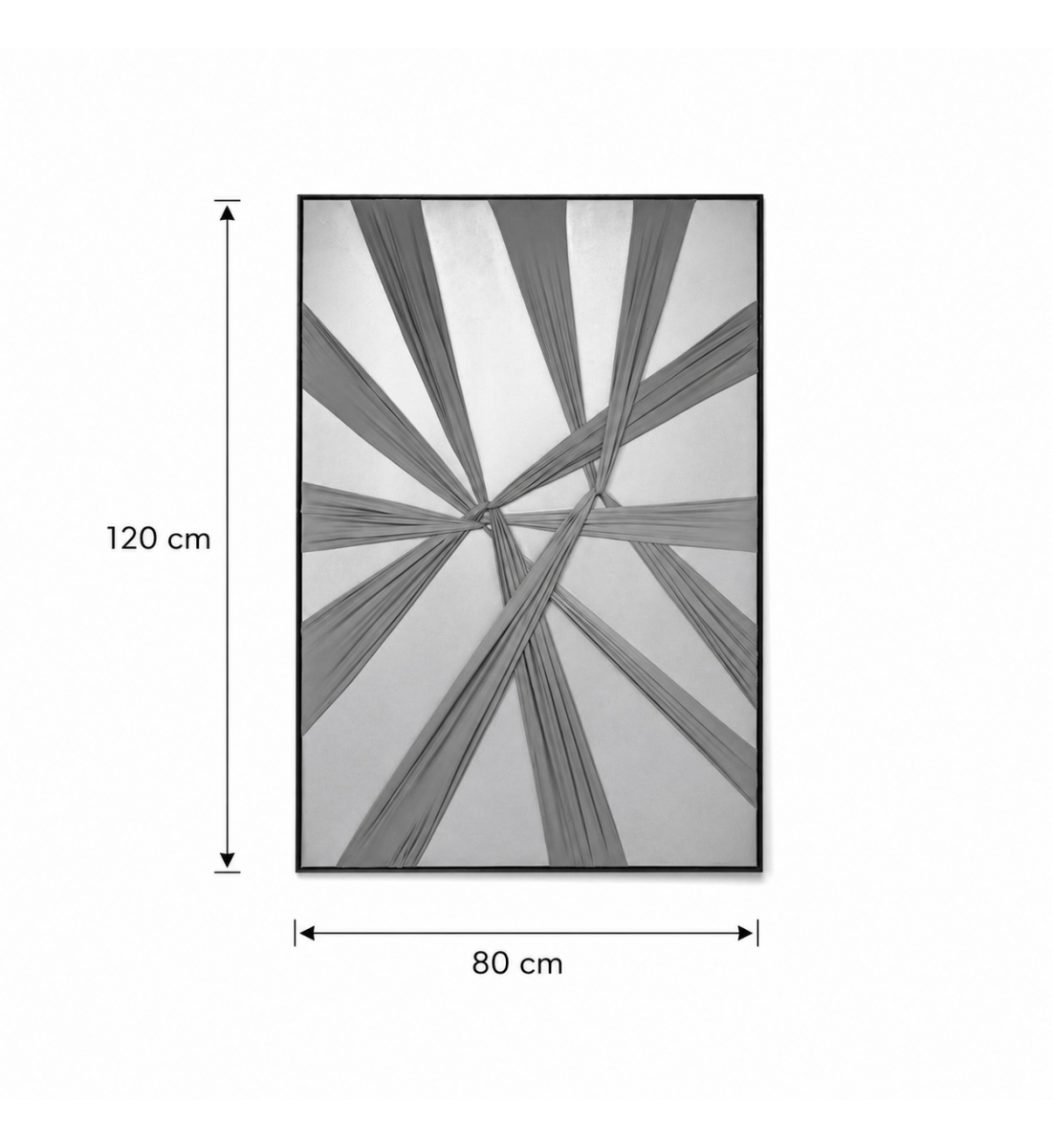 لوحة ديكور بإطار أسود مقاس 80 × 120 سم لوحة ديكور بإطار أسود مقاس 80 × 120 سم