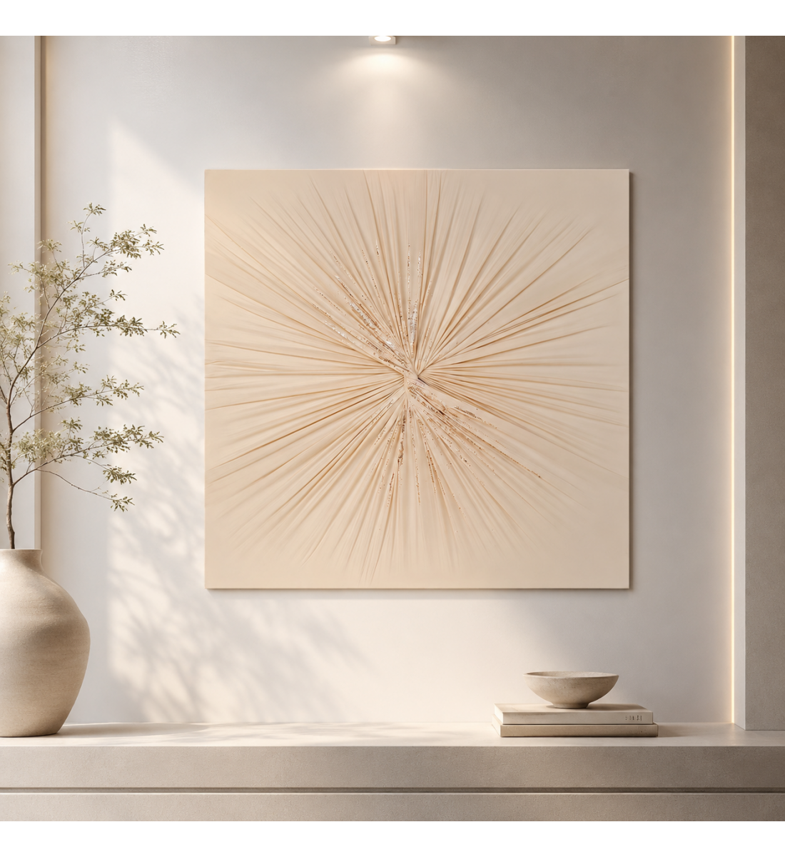 لوحة حائط مربعة بدون إطار مقاس 80 × 80 سم