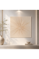 لوحة حائط مربعة بدون إطار مقاس 80 × 80 سم
