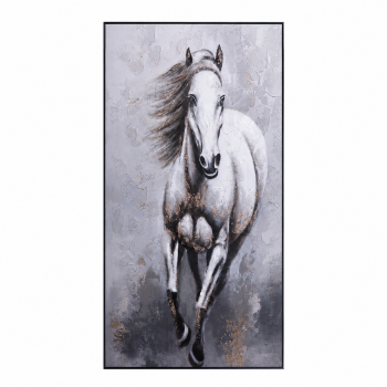 لوحة حائط بإطار أسود مقاس 100 × 180 سم