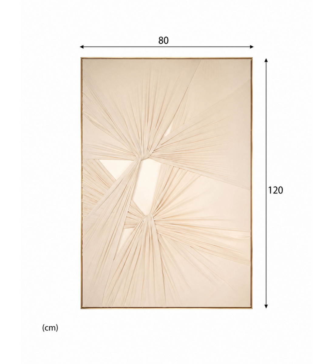 لوحة ديكور بإطار ذهبي مقاس 80 × 120 سم لوحة ديكور بإطار ذهبي مقاس 80 × 120 سم