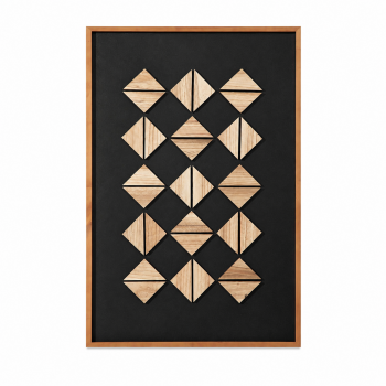 لوحة فنية بإطار أسود مقاس 120 × 80 سم