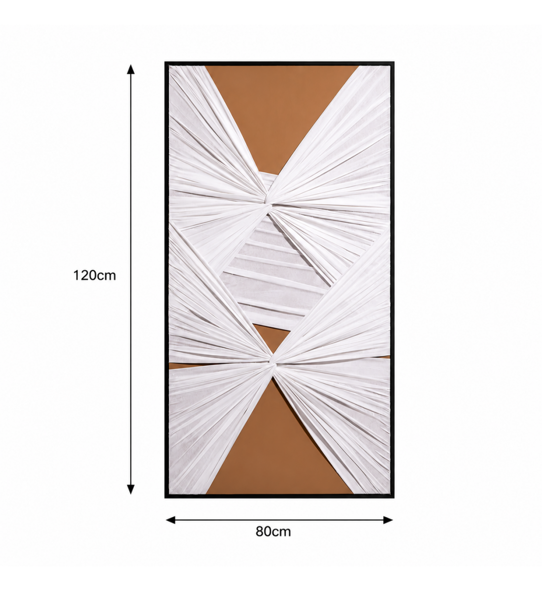 لوحة حائط بإطار أسود مقاس 80 × 120 سم لوحة حائط بإطار أسود مقاس 80 × 120 سم
