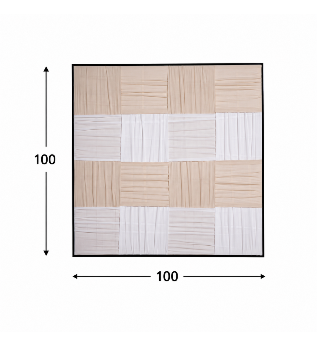 لوحة فنية عصرية مقاس 100 × 100 سم لوحة فنية عصرية مقاس 100 × 100 سم
